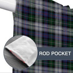 ScotsTee Shop Scottish MacKenzie Dress 4 Tartan Tie Up Valance Curtain