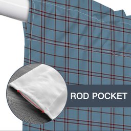 ScotsTee Shop Scottish MacDonald from Rawtenstall Tartan Tie Up Valance Curtain