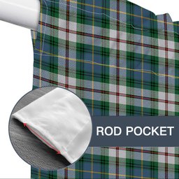 ScotsTee Shop Scottish McLeod Of Californian Ancient Tartan Tie Up Valance Curtain