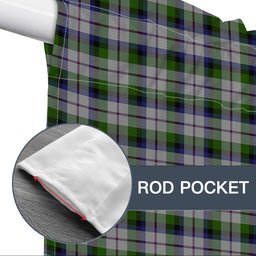 ScotsTee Shop Scottish McNaughton Dress Tartan Tie Up Valance Curtain