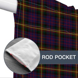 ScotsTee Shop Scottish MacSporran Tartan Tie Up Valance Curtain