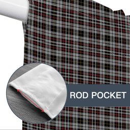 ScotsTee Shop Scottish Little Arisaid Tartan Tie Up Valance Curtain