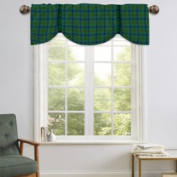 ScotsTee Shop Scottish Johnstone Originaux Ancient Clan Tartan Tie Up Valance Curtain