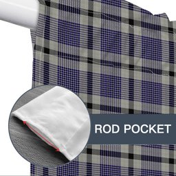 ScotsTee Shop Scottish Hanna Bible Tartan Tie Up Valance Curtain