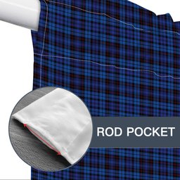 ScotsTee Shop Scottish Mundigl Tartan Tie Up Valance Curtain