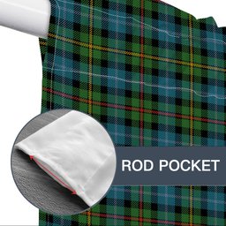 ScotsTee Shop Scottish Gow Hunting Ancient Tartan Tie Up Valance Curtain