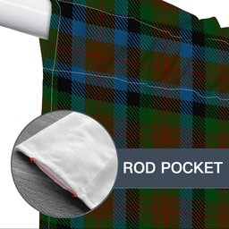 ScotsTee Shop Scottish Tennant 2 Tartan Tie Up Valance Curtain