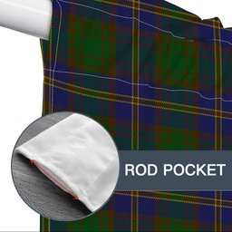 ScotsTee Shop Scottish Strang of Balkaskie Tartan Tie Up Valance Curtain