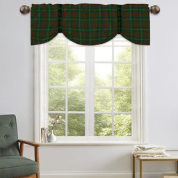 ScotsTee Shop Scottish McIntosh Hunting Tartan Tie Up Valance Curtain