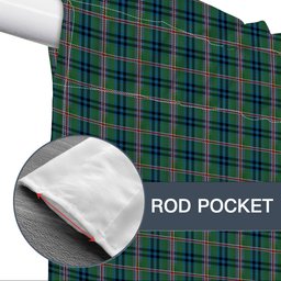 ScotsTee Shop Scottish Reid (Mill City) Ancient Tartan Tie Up Valance Curtain