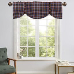 ScotsTee Shop Scottish Lysaght Dress Tartan Tie Up Valance Curtain