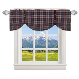 ScotsTee Shop Scottish Lysaght Dress Tartan Tie Up Valance Curtain