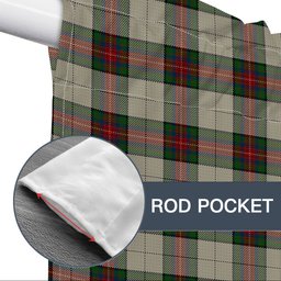 ScotsTee Shop Scottish Hohenzollern Tartan Tie Up Valance Curtain