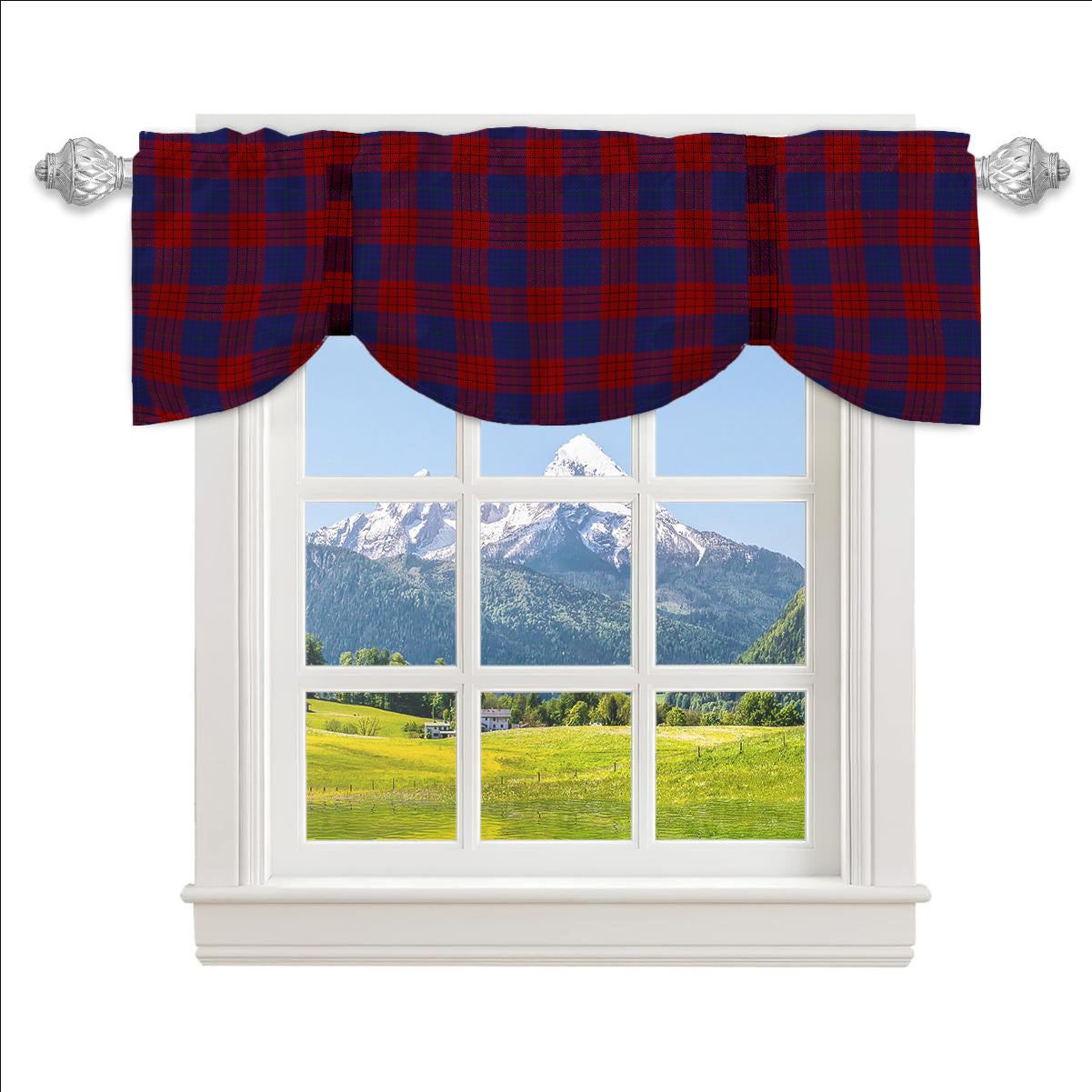 ScotsTee Shop Scottish Robinson Dress Pendleton 1 Tartan Tie Up Valance Curtain