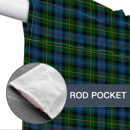 ScotsTee Shop Scottish McLeod of Skye Tartan Tie Up Valance Curtain