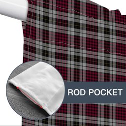 ScotsTee Shop Scottish Little Dress Tartan Tie Up Valance Curtain