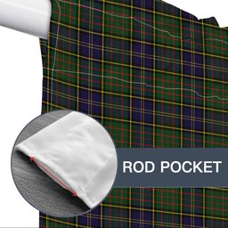 ScotsTee Shop Scottish MacMillan Hunting Modern SC Tartan Tie Up Valance Curtain