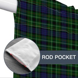 ScotsTee Shop Scottish Lloyd of Dolobran Tartan Tie Up Valance Curtain
