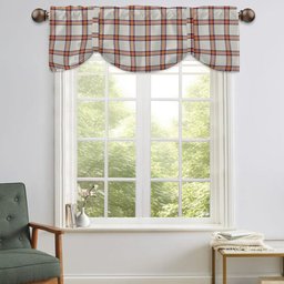 ScotsTee Shop Scottish Young Christina Ancient Tartan Tie Up Valance Curtain