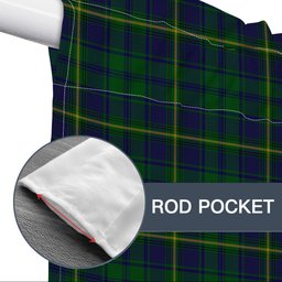 ScotsTee Shop Scottish Princess Beatrice Hunting Tartan Tie Up Valance Curtain
