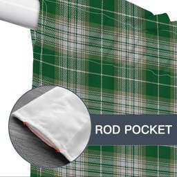 ScotsTee Shop Scottish Kelso Ancient Clan Tartan Tie Up Valance Curtain