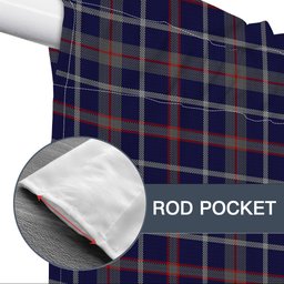 ScotsTee Shop Scottish Yamaha Marine Best In Class Tartan Tie Up Valance Curtain