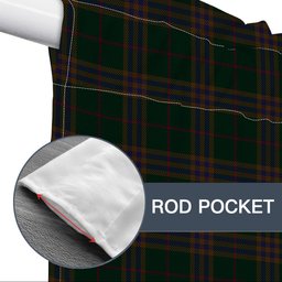 ScotsTee Shop Scottish Yen, Alexander Hunting Tartan Tie Up Valance Curtain