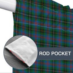 ScotsTee Shop Scottish Wood Ancient Tartan Tie Up Valance Curtain
