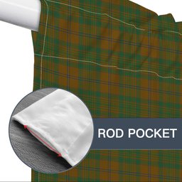 ScotsTee Shop Scottish MacAlister of Glenbarr Hunting Modern Tartan Tie Up Valance Curtain
