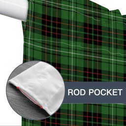 ScotsTee Shop Scottish McAuley of Lewis Ancient Tartan Tie Up Valance Curtain