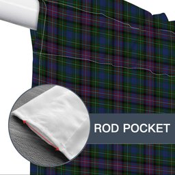 ScotsTee Shop Scottish Rankin Tartan Tie Up Valance Curtain