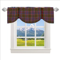 ScotsTee Shop Scottish McColl Hunting Ancient Tartan Tie Up Valance Curtain