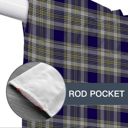 ScotsTee Shop Scottish Livingstone Dress Tartan Tie Up Valance Curtain