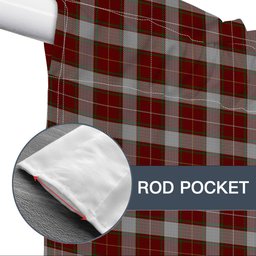 ScotsTee Shop Scottish MacPhee Dress Tartan Tie Up Valance Curtain