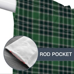 ScotsTee Shop Scottish McDonald Lord of the Isles Hunting Modern Tartan Tie Up Valance Curtain