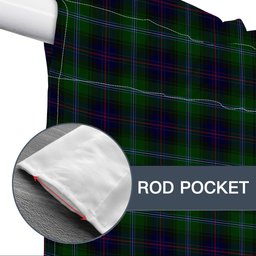 ScotsTee Shop Scottish Jempson MacDonald C & C Tartan Tie Up Valance Curtain