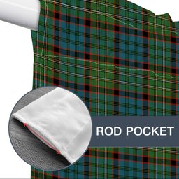 ScotsTee Shop Scottish McNicol Hunting Ancient Tartan Tie Up Valance Curtain