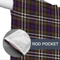 ScotsTee Shop Scottish McDonell of Glengarry Dress Modern Tartan Tie Up Valance Curtain