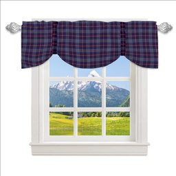 ScotsTee Shop Scottish Parker Dress USA Tartan Tie Up Valance Curtain