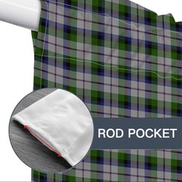 ScotsTee Shop Scottish MacNachten Dress Tartan Tie Up Valance Curtain