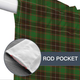 ScotsTee Shop Scottish McPhee Hunting Ancient Tartan Tie Up Valance Curtain
