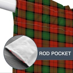 ScotsTee Shop Scottish Stewart of Atholl Ancient Tartan Tie Up Valance Curtain