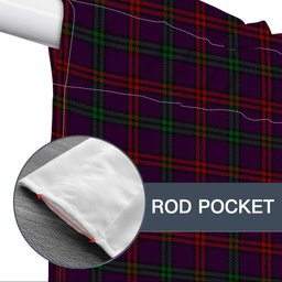 ScotsTee Shop Scottish Montgomrie or Montgomery of Eglinton Tartan Tie Up Valance Curtain