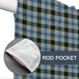 ScotsTee Shop Scottish MacKendrick Dress Tartan Tie Up Valance Curtain
