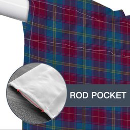ScotsTee Shop Scottish Yarns to Yearn For Tartan Tie Up Valance Curtain