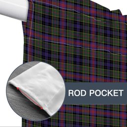 ScotsTee Shop Scottish Graham of Airth Modern Tartan Tie Up Valance Curtain