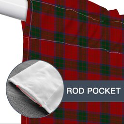 ScotsTee Shop Scottish Robertson Vestiarium Scoticum Tartan Tie Up Valance Curtain