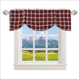 ScotsTee Shop Scottish MacPhee Dress Ancient Tartan Tie Up Valance Curtain