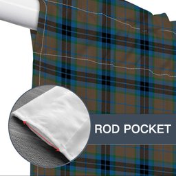 ScotsTee Shop Scottish Thompson Society Hunting Ancient Tartan Tie Up Valance Curtain
