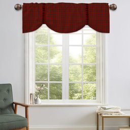 ScotsTee Shop Scottish MacColl Modern(1) Tartan Tie Up Valance Curtain